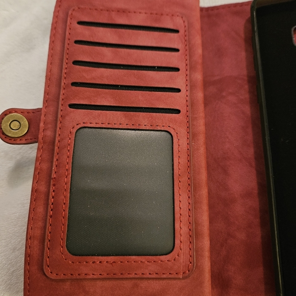 CaseMe mauve wallet with phone case - Picture 7 of 11